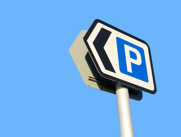 Car parking sign