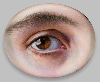 Museum picture of an eye