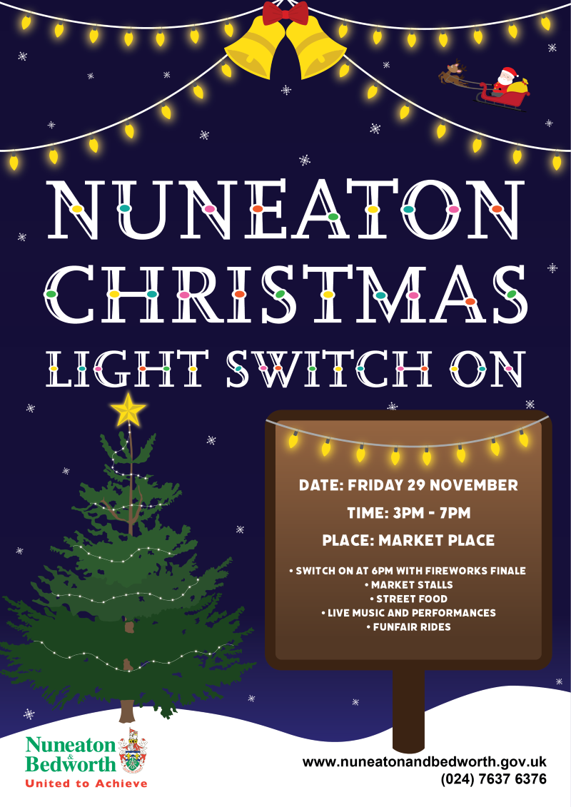 Join us as we turn on the Christmas Lights