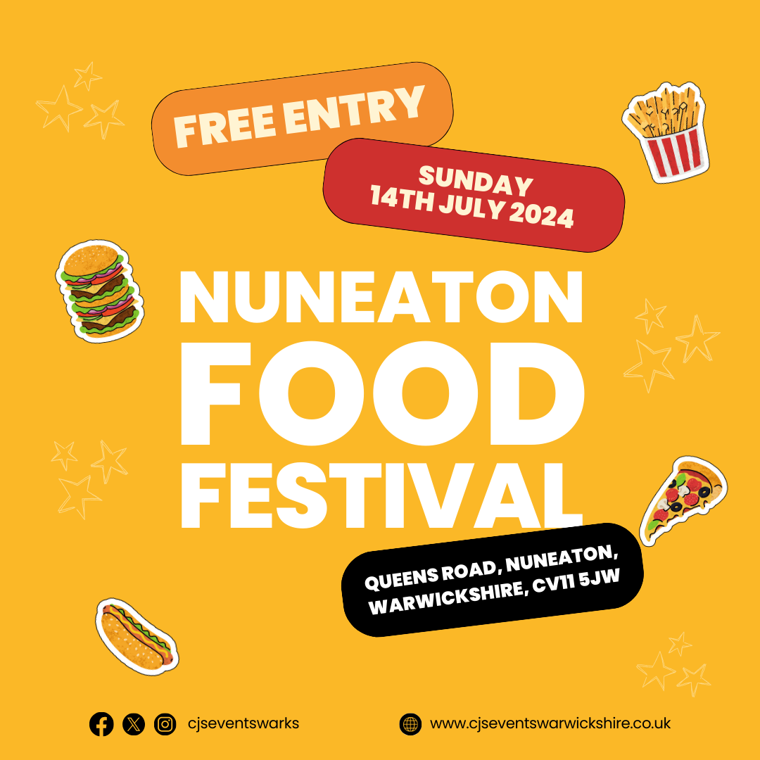 Nuneaton Food Festival on Sunday 14 July 2024