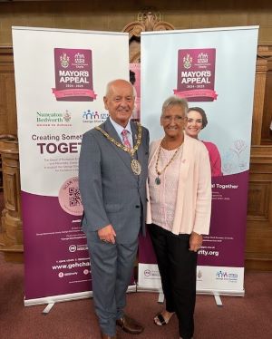 Mayor and Mayoress at appeal launch